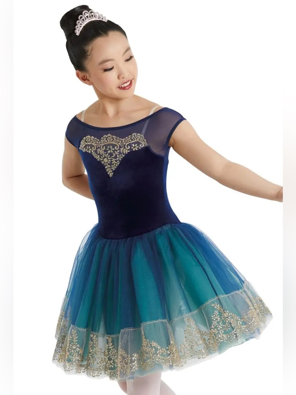 Weissman style 11682 in blue size SC ballet tutu NWOT